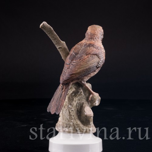 Фарфорвая статуэтка птицы Певчий дрозд, Англия, вт. пол. 20 в.