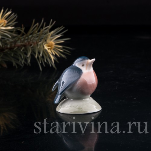 Малиновка, миниатюра, Royal Copenhagen, Дания, 1969-74 гг