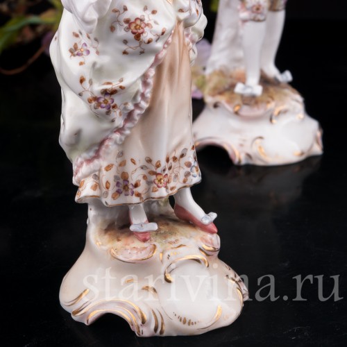 Романтическая пара, Volkstedt, Германия, нач. 20 в