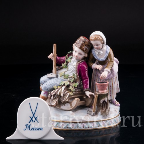 Аллегория Зимы, Meissen, Германия, кон. 19 в
