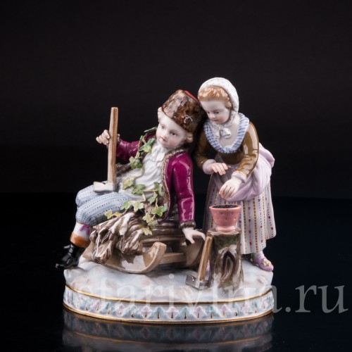 Аллегория Зимы, Meissen, Германия, кон. 19 в
