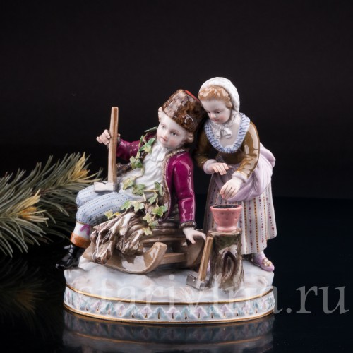 Аллегория Зимы, Meissen, Германия, кон. 19 в