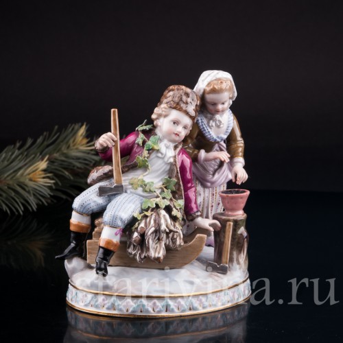 Аллегория Зимы, Meissen, Германия, кон. 19 в