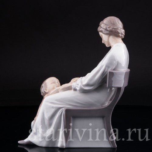 Фигурка из фарфора Мама с сыном, Bing & Grondahl, Дания, 1915-48 гг.