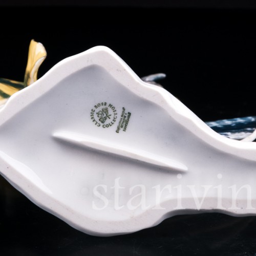 Фарфоровая статуэтка рыбы Скалярия Rosenthal, Германия, 1970 гг.