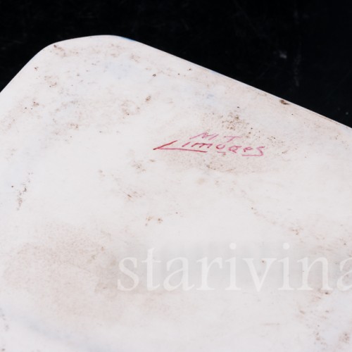 Фарфоровая Шкатулка Амур и Психея, Limoges, Франция, кон. 19 в.