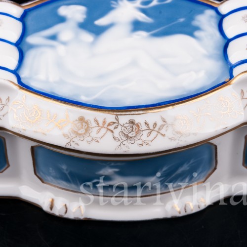 Фарфоровая Шкатулка Диана, Limoges, Франция, кон. 19 - нач. 20 вв.