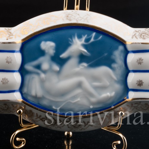 Фарфоровая Шкатулка Диана, Limoges, Франция, кон. 19 - нач. 20 вв.