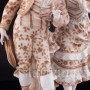 Антикварная статуэтка из фарфора Пара в испанских костюмах, Volkstedt, Германия, кон. 19 в.