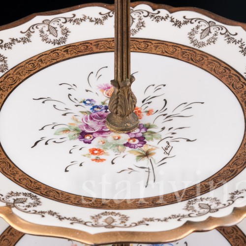 Фарфоровая Фруктовница, Limoges, Франция, вт. пол. 20 в.