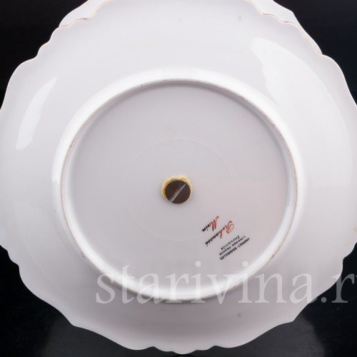 Фарфоровая Фруктовница, Limoges, Франция, вт. пол. 20 в.