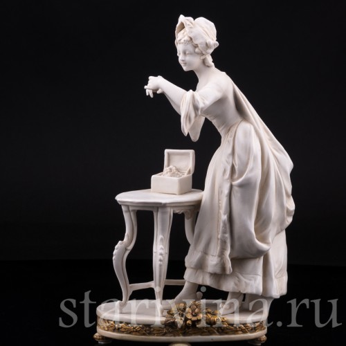 Девушка с драгоценностями, E. A. Muller, Германия, 1890-1927 гг