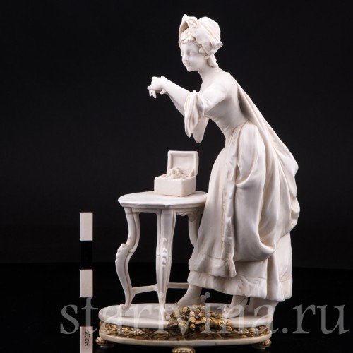 Девушка с драгоценностями, E. A. Muller, Германия, 1890-1927 гг