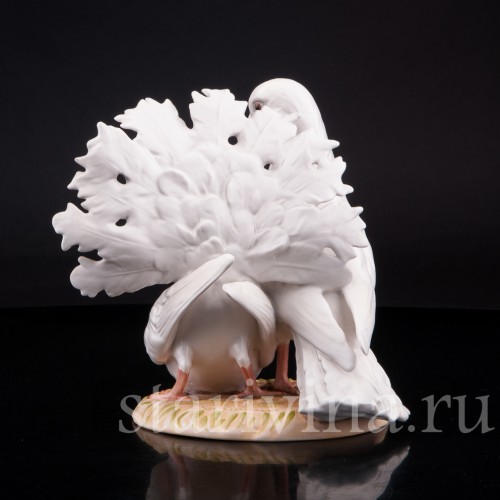 Фигурка птиц из фарфора Голуби, Goebel, Германия, до 1990 г.