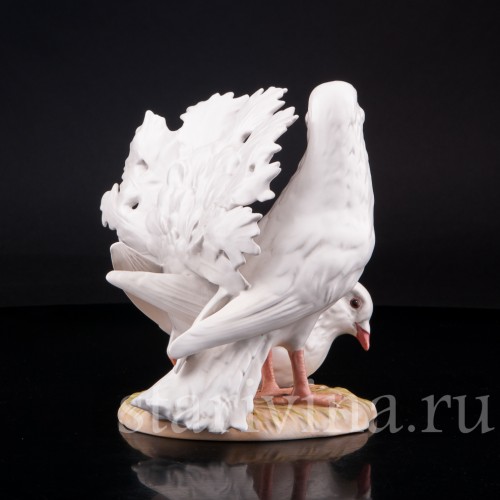 Фигурка птиц из фарфора Голуби, Goebel, Германия, до 1990 г.