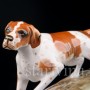 Фигурка собаки из фарфора Гончая, Alka Kaiser, Германия, до 1990 г.