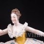 Танцующая девушка, кружевная, Ackermann & Fritze, Германия, до 1945 г