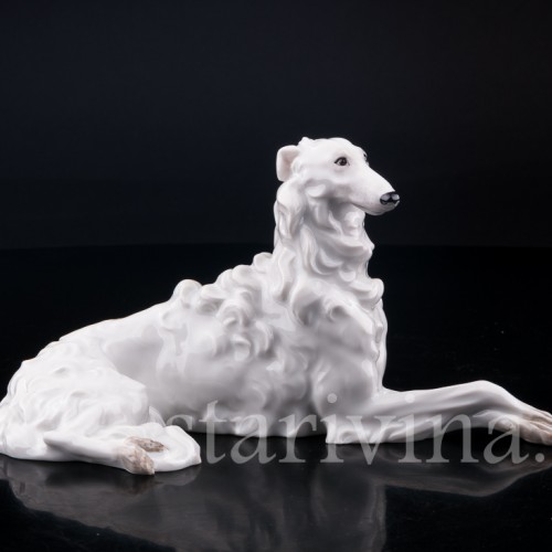 Лежащая борзая, Augarten, Австрия, сер. 20 в