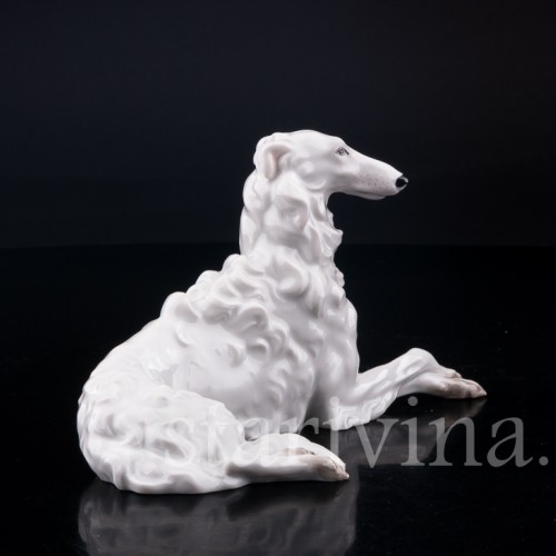 Лежащая борзая, Augarten, Австрия, сер. 20 в