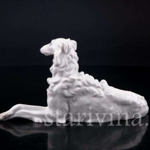 Лежащая борзая, Augarten, Австрия, сер. 20 в