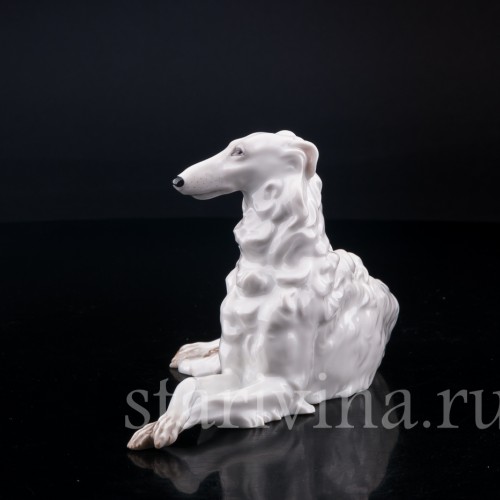 Лежащая борзая, Augarten, Австрия, сер. 20 в