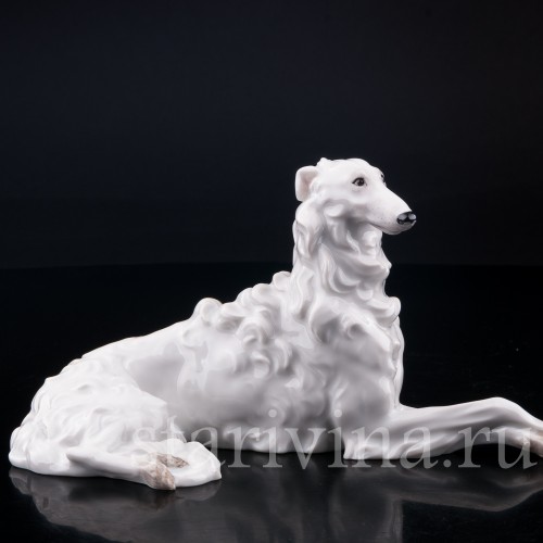 Лежащая борзая, Augarten, Австрия, сер. 20 в