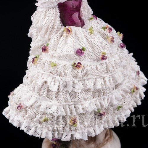 Вера Фокина в балете Карнавал, кружевная, Volkstedt, Германия, до 1935 г