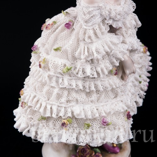 Вера Фокина в балете Карнавал, кружевная, Volkstedt, Германия, до 1935 г