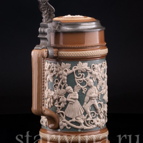 Музыканты 1 л, Villeroy & Boch, Германия, 1889 г