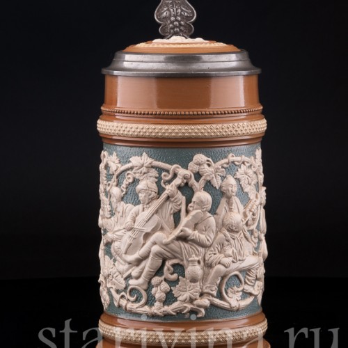 Музыканты 1 л, Villeroy & Boch, Германия, 1889 г