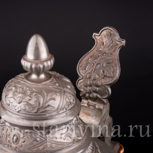 Старинная пивная кружка Ландскнехты, 1/2 л, Villeroy & Boch, Германия, 1894 г.