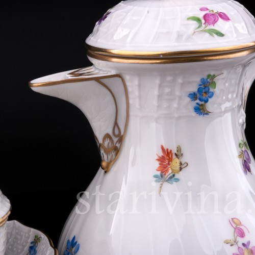Кофейный сервиз, 6 персон, Meissen, Германия, вт. пол. 20 в