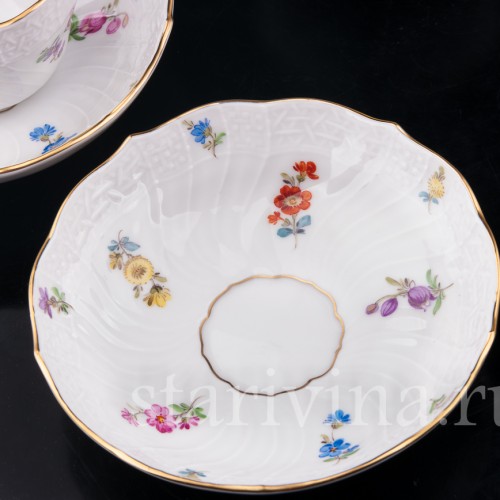 Кофейный сервиз, 6 персон, Meissen, Германия, вт. пол. 20 в