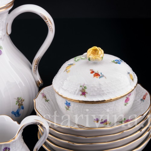 Кофейный сервиз, 6 персон, Meissen, Германия, вт. пол. 20 в