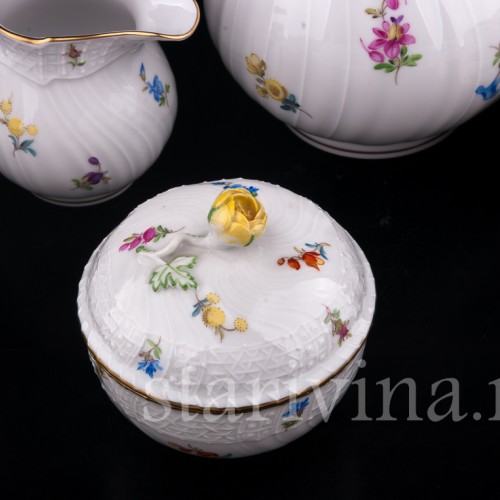 Кофейный сервиз, 6 персон, Meissen, Германия, вт. пол. 20 в