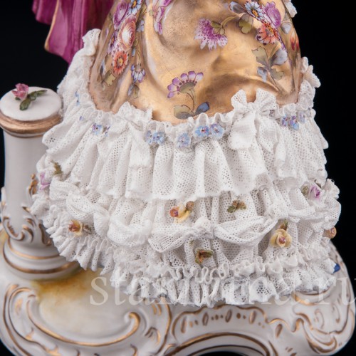 Танцующая пара, кружевная, Volkstedt, Германия, до 1935 г