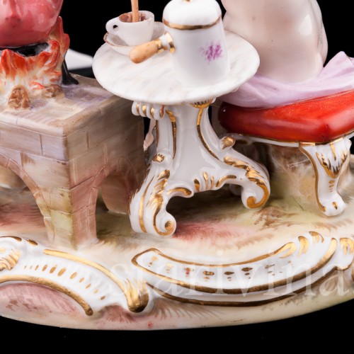 Аллегория огня, путти с чайником, Meissen, Германия, кон. 19 - нач. 20 вв