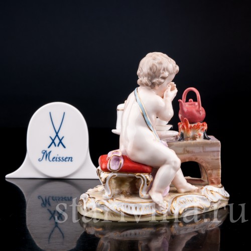 Аллегория огня, путти с чайником, Meissen, Германия, кон. 19 - нач. 20 вв