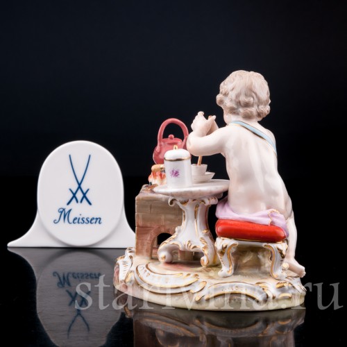 Аллегория огня, путти с чайником, Meissen, Германия, кон. 19 - нач. 20 вв