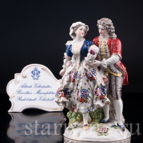 Романтическая пара, Volkstedt, Германия, кон. 19 - нач. 20 вв