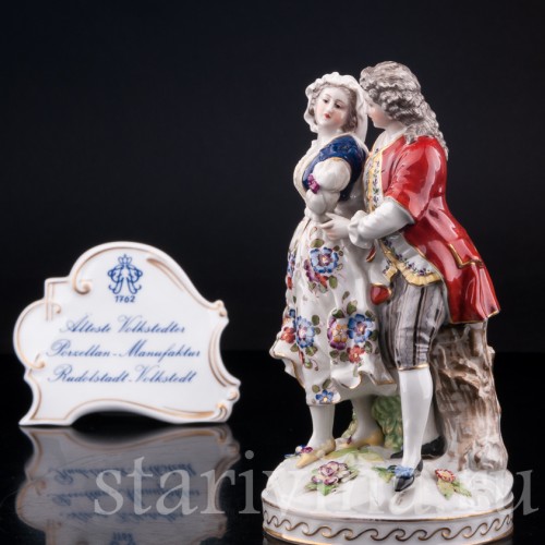 Романтическая пара, Volkstedt, Германия, кон. 19 - нач. 20 вв