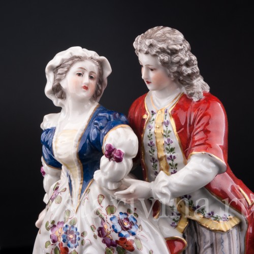 Романтическая пара, Volkstedt, Германия, кон. 19 - нач. 20 вв