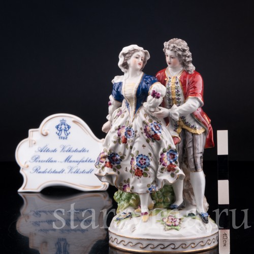 Романтическая пара, Volkstedt, Германия, кон. 19 - нач. 20 вв