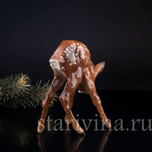 Статуэтка из фарфора Олененок, Hutschenreuther, Германия, 1955-68 гг.