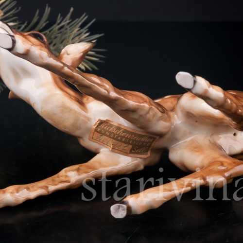 Статуэтка из фарфора Олененок, Hutschenreuther, Германия, 1955-68 гг.