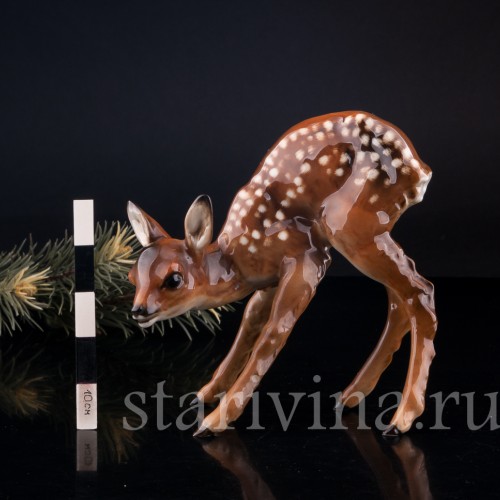 Статуэтка из фарфора Олененок, Hutschenreuther, Германия, 1955-68 гг.