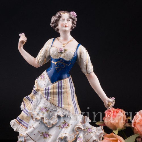 Девушка с кастаньетами, Fasold & Stauch, Германия, нач. 20 в