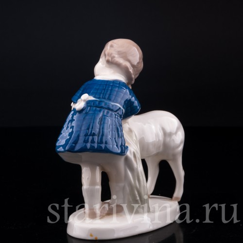 Девочка с козленком, Grafenthal, Германия, до 1991 г