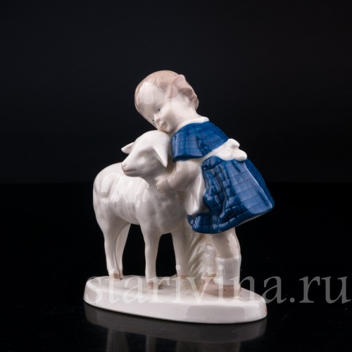 Девочка с козленком, Grafenthal, Германия, до 1991 г