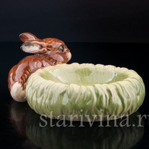 Тарелочка Зайчик, Goebel, Германия, до 1990 г